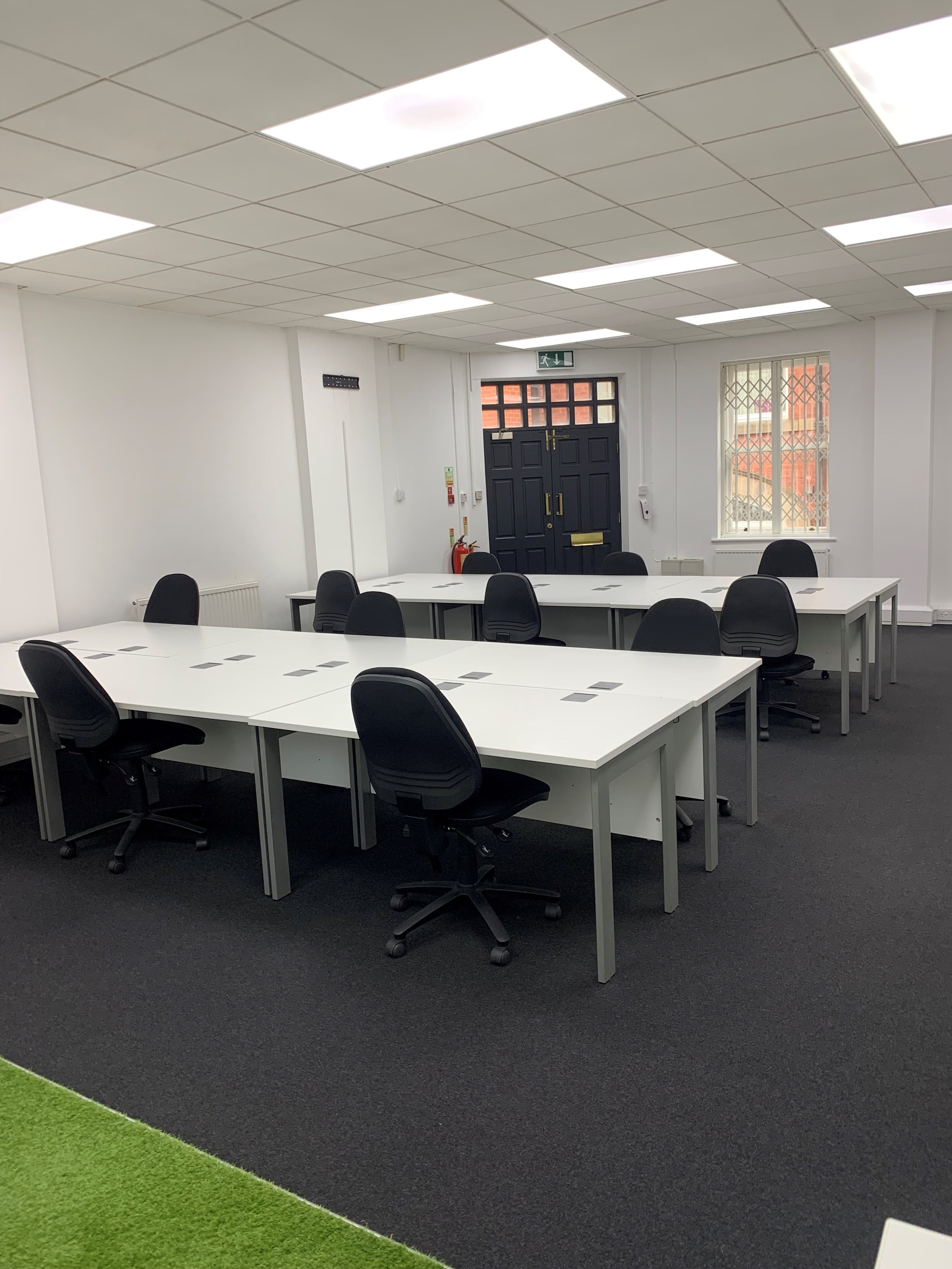 Blurred background for Open plan workspace